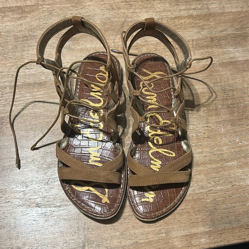 Gladiator, brown, Sam Edelman sandals, size 7.5. Perfect condition!